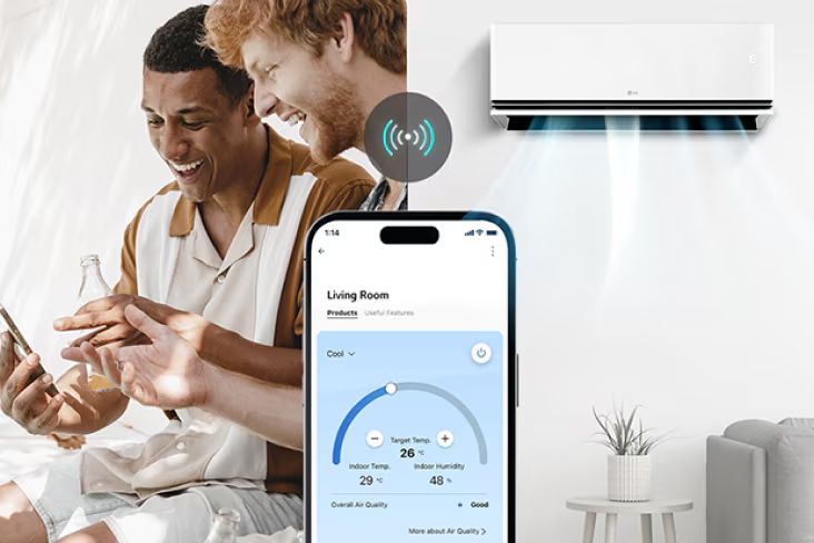 LG ThinQ sẽ giúp bạn chăm sóc không khí hàng ngày thông minh hơn