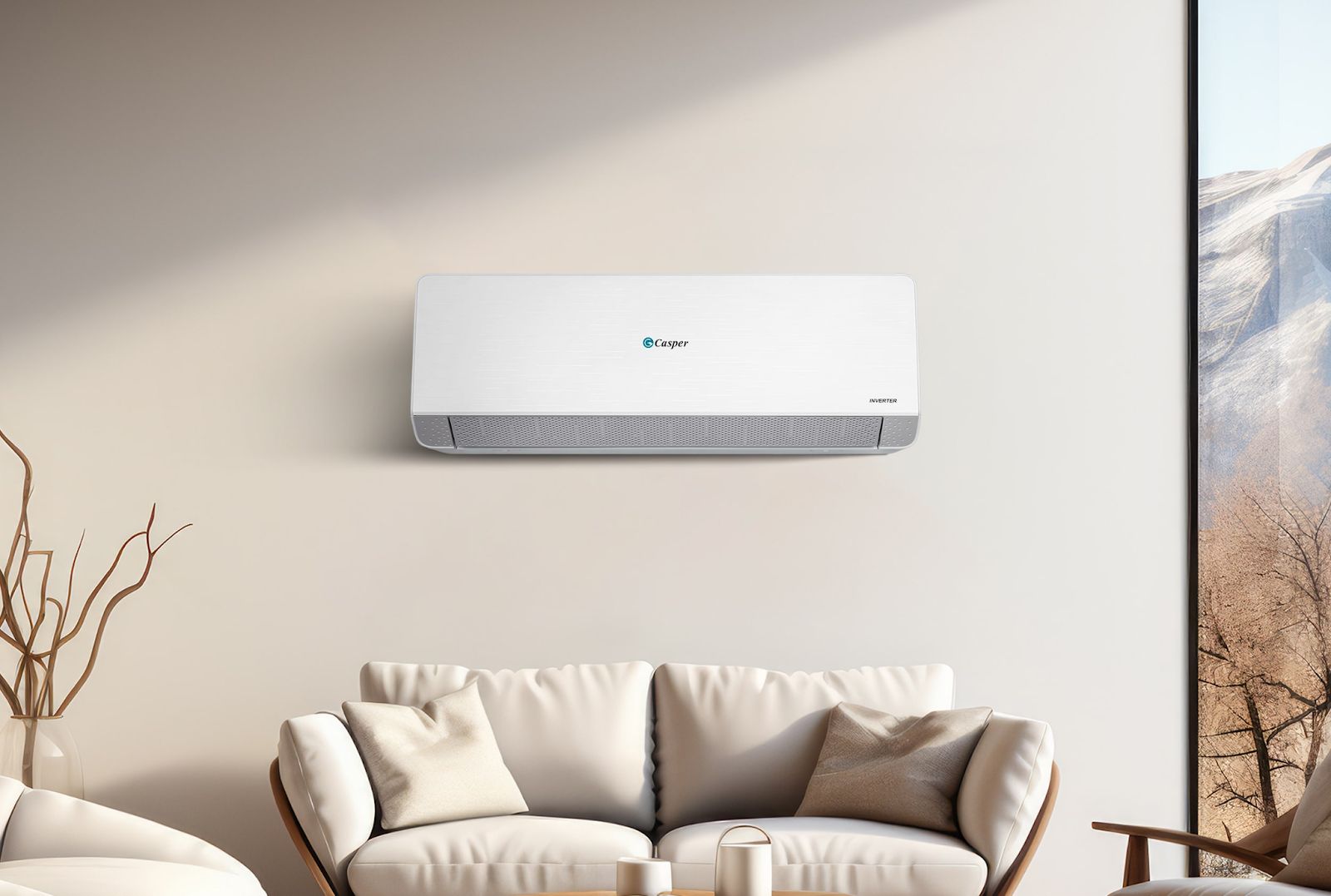Tổng quan về điều hòa Casper QC-09IU36A 9000BTU 1 chiều Inverter