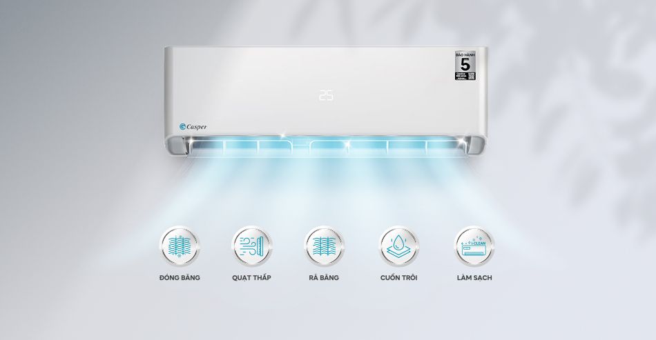Chức năng tự động làm sạch dàn lạnh Iclean