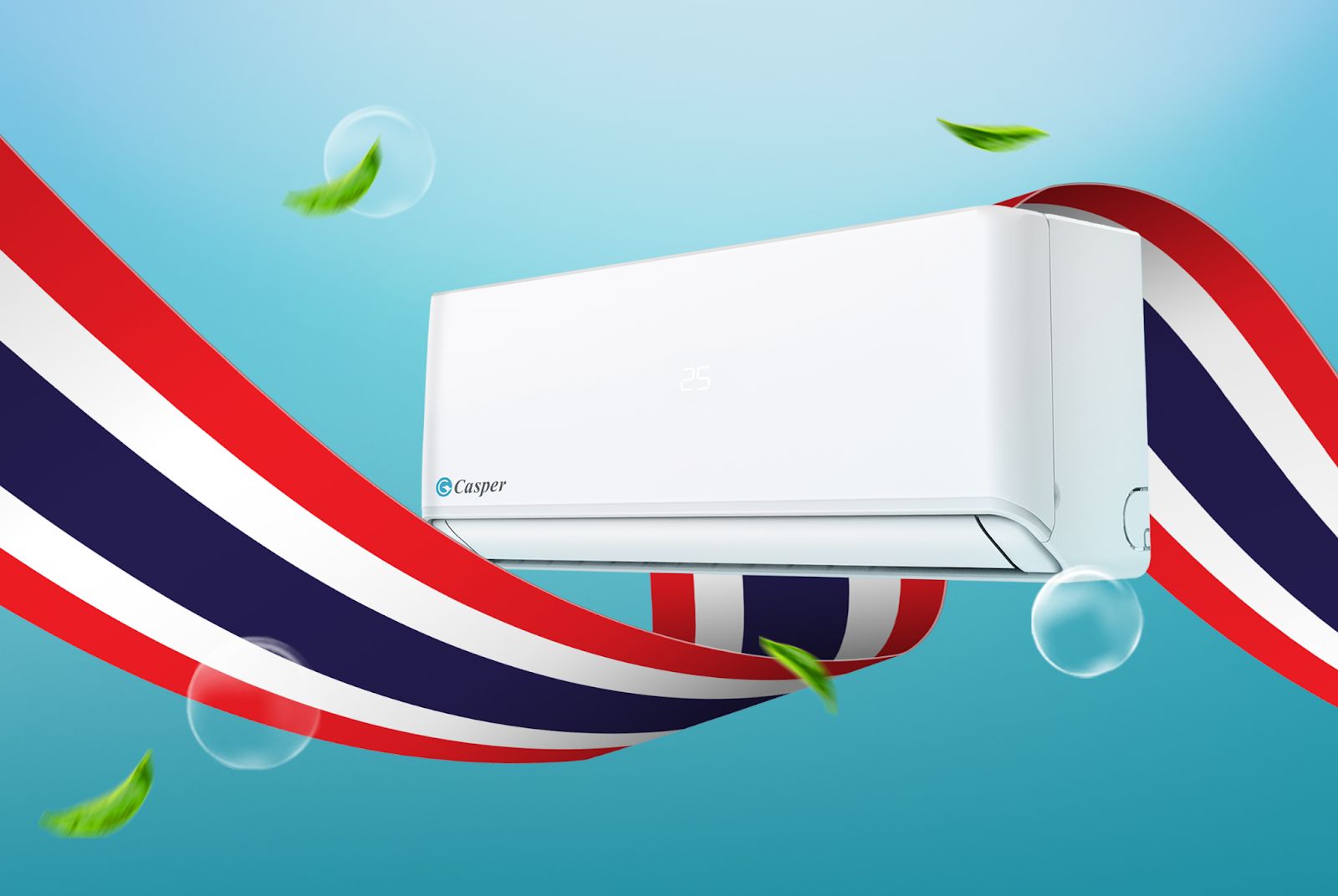 Điều hòa treo tường Casper được nhập khẩu nguyên chiếc trực tiếp từ Thái Lan