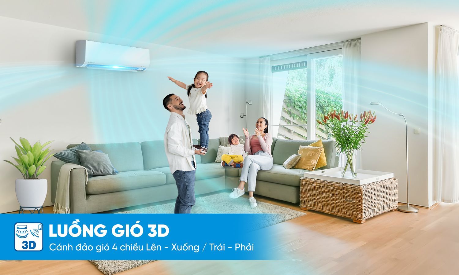 Tạo luồng gió 3D là công nghệ hiện đại