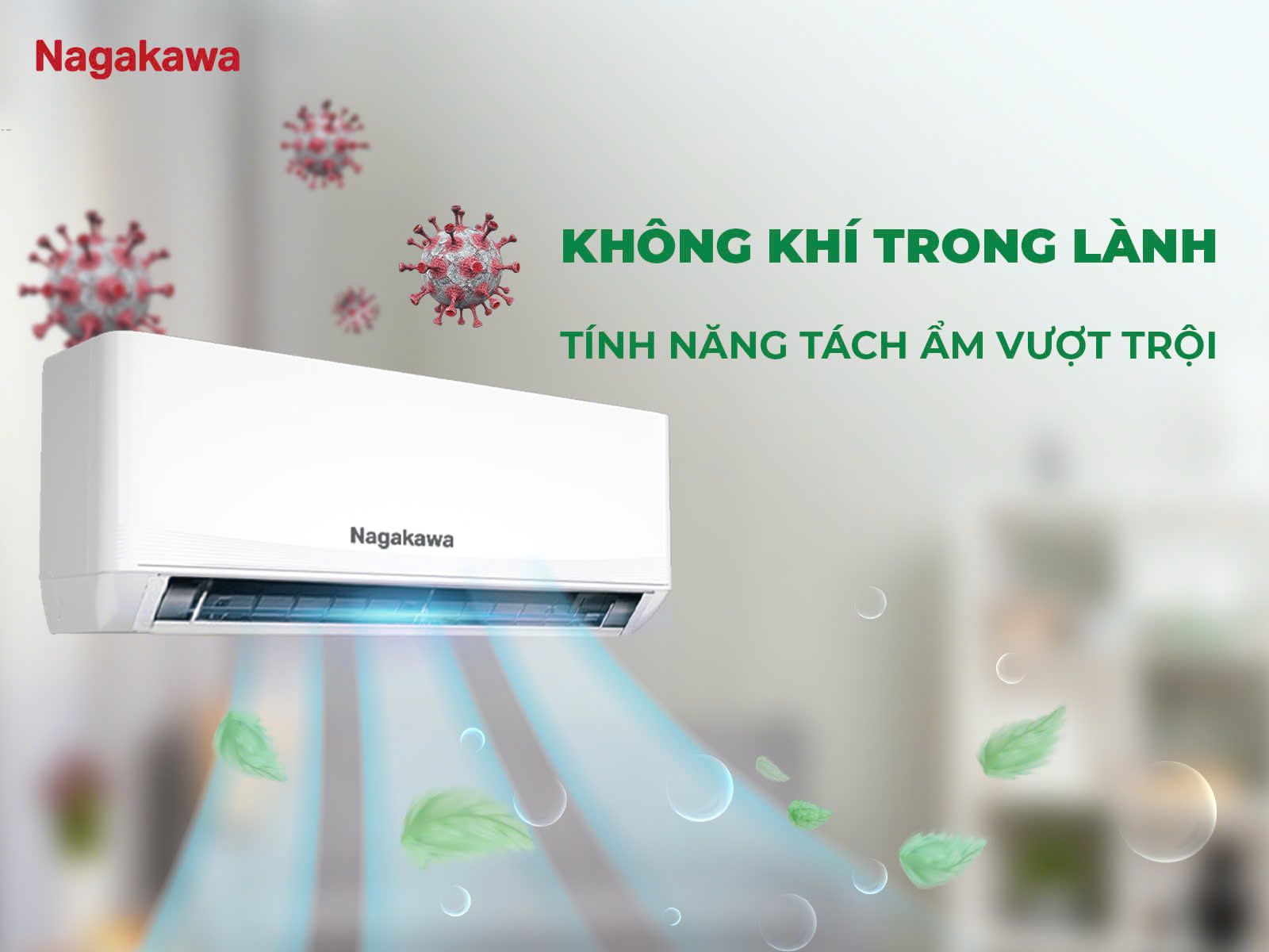 Nagakawa NIS-C24R2U51 mang đến giải pháp tách ẩm trong không khí