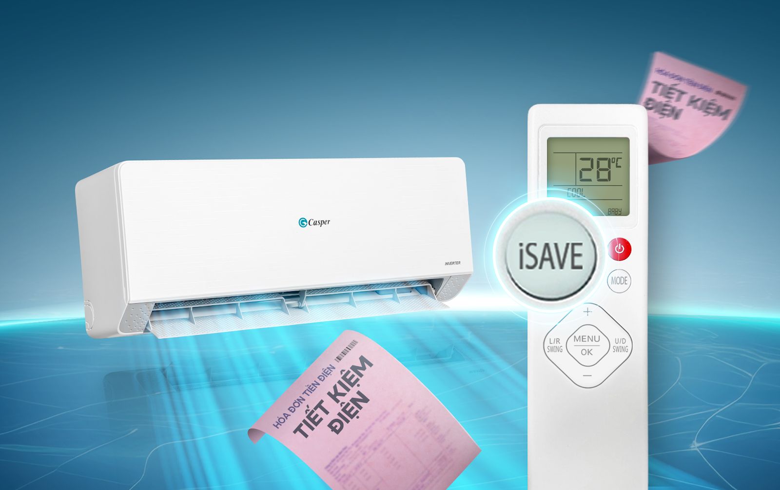 Tích hợp chế độ ISave ngay trên remote