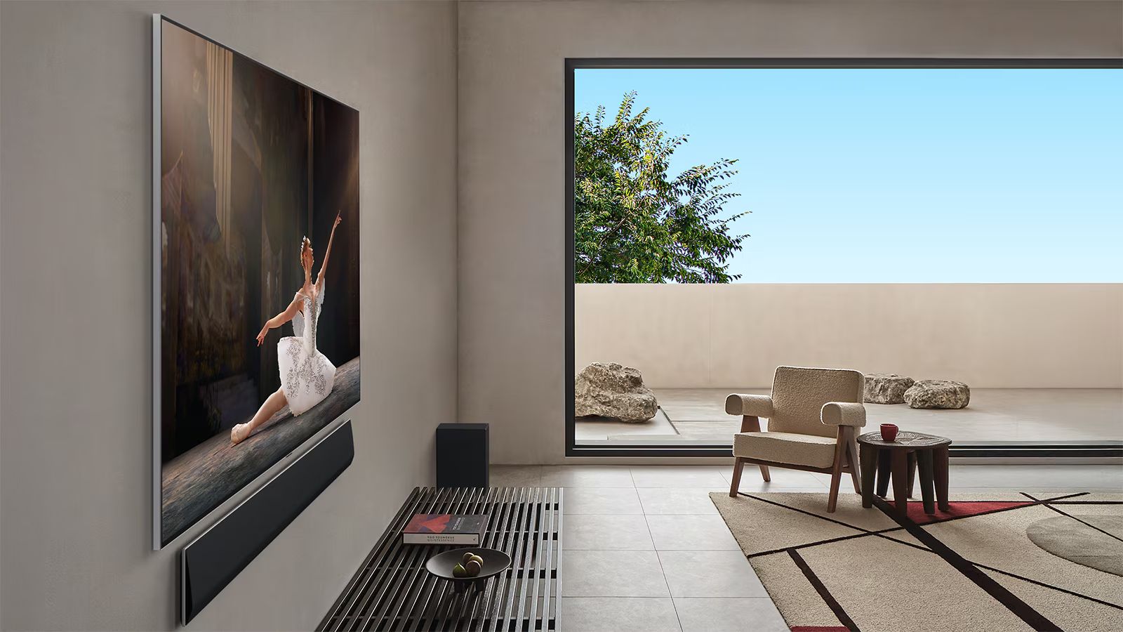 LG 55G5PSA được thiết kế đẳng cấp, đường viền siêu mỏng
