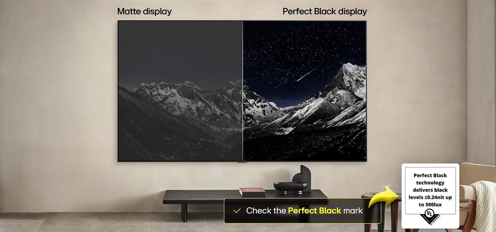 Độ tương phản của LG 55G5PSA cực kỳ cao, tuyệt đối dù cho đó là lúc trời tối hay sáng
