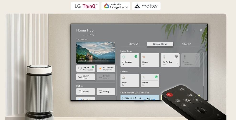 Home Hub sẽ hỗ trợ người dùng điều khiển và theo dõi các thiết bị thông minh trong nhà