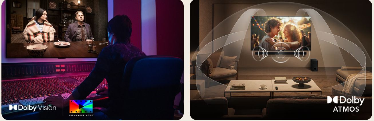 Dolby Vision & Ambient FILMMAKER MODE trình chiếu phim chuẩn ý đồ đạo diễn