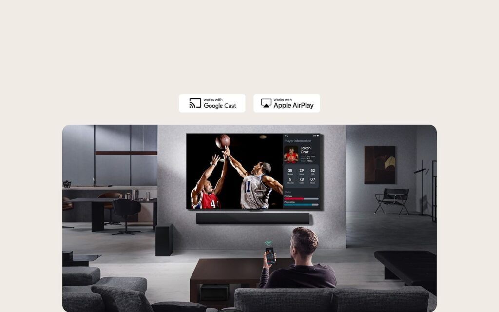 Chế độ màn hình Multi View chia thành 2 màn hình riêng biệt 