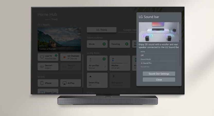 WOW Interface làm chủ âm thanh với trình quản lý loa sound bar và tivi