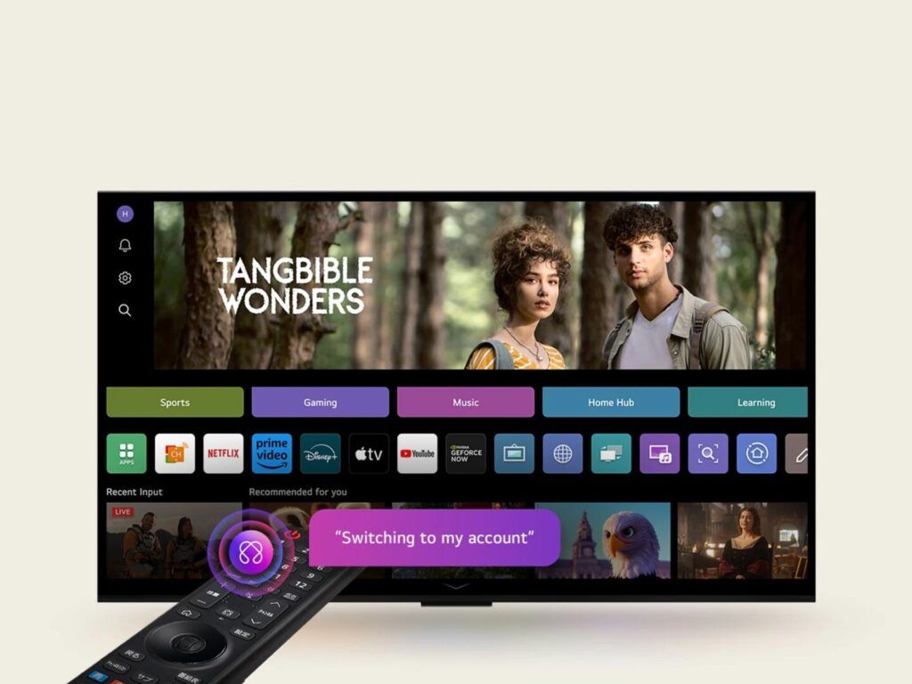 Sử dụng AI Magic Remote được tích hợp nút AI