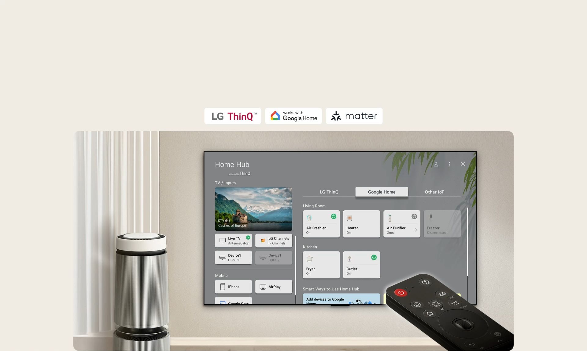 Tính năng Home Hub