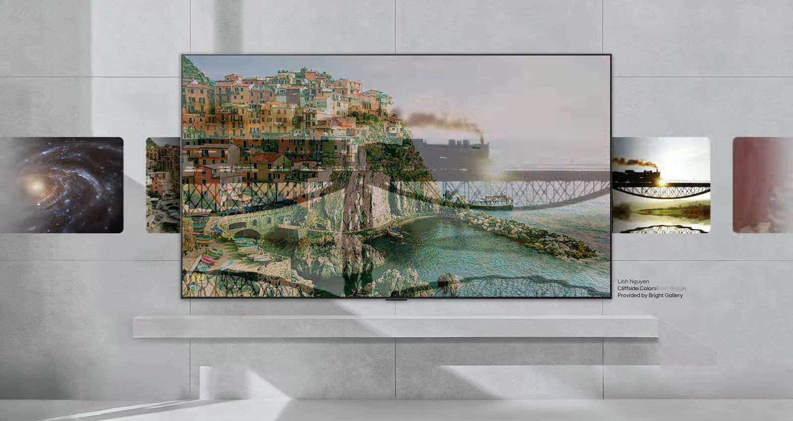 86QNED86ASA đã tích hợp thêm tính năng LG Gallery+