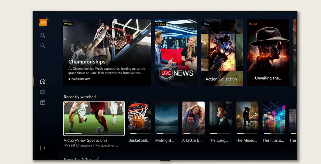 Dịch vụ truyền hình trực tuyến độc quyền của LG