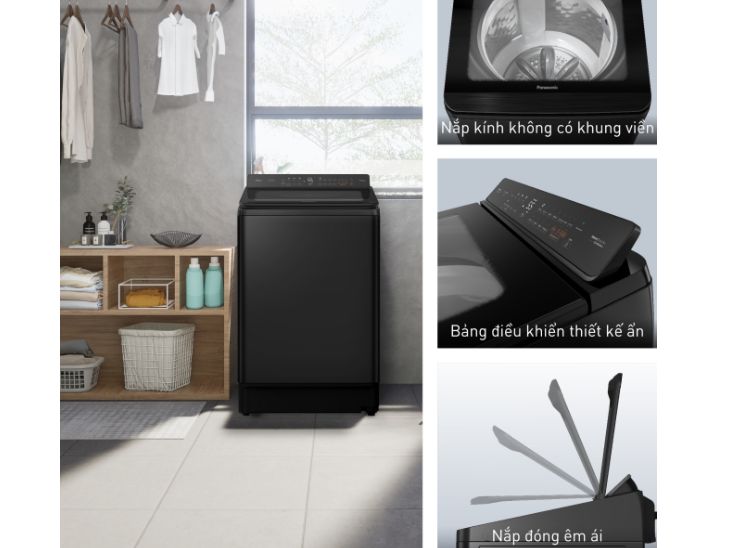 Thiết kế kiểu dáng lồng đứng đầy phong cách, nắp kính không khung viền