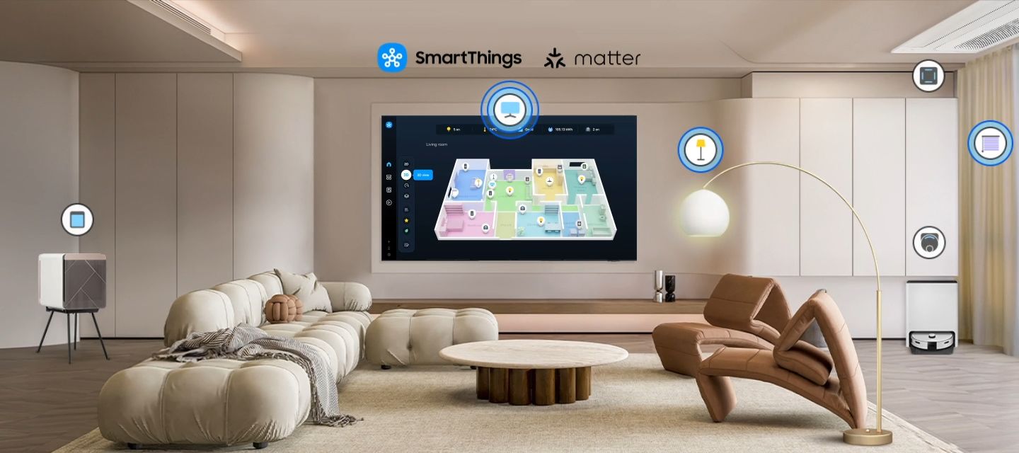 Ứng dụng SmartThings sẽ kết nối và quản lý các thiết bị trong ngôi nhà