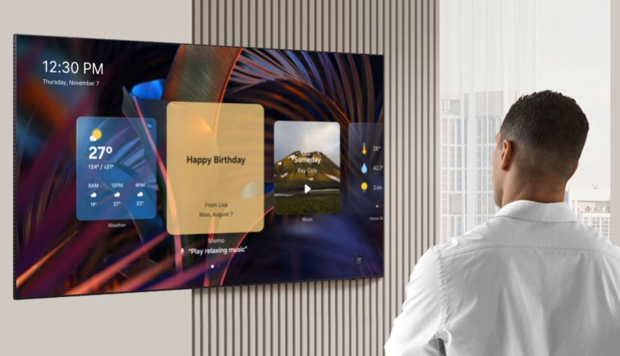 Daily Board bảng thông tin hàng ngày sẽ hiển thị các tiện ích ngay trên tivi suốt cả ngày