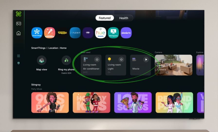 Samsung Daily+ có trên Tivi QLED Vision AI Samsung QA65Q7F5
