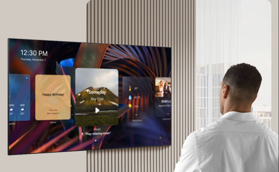 Ngay cả khi tivi đã tắt bạn vẫn có thể truy cập nhiều dữ liệu trên thiết bị qua Daily Board
