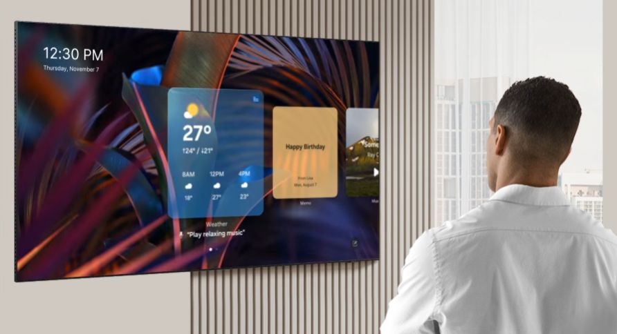 Bảng tin hàng ngày Daily Board sẽ hiển thị các tiện ích trên tivi suốt cả ngày