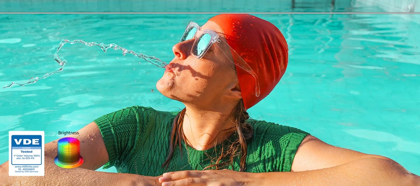 uantum Dot bạn có thể thưởng thức hình ảnh đã được tái hiện 100% dải màu