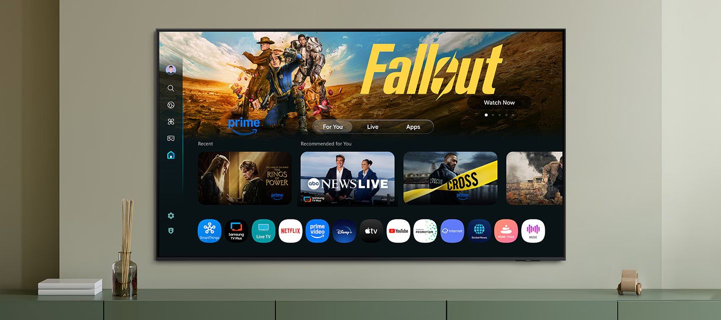 Samsung QA85QN85F trang bị điều hành One UI Tizen
