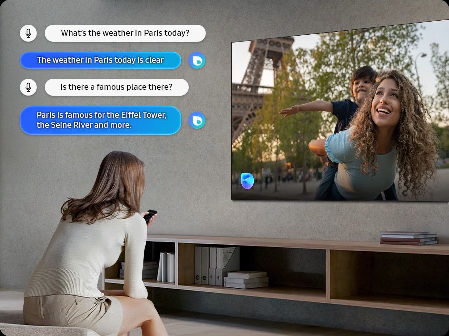 Trang bị trợ lý ảo Bixby giúp bạn dễ dàng tìm kiếm, phản hồi và điều khiển thiết bị