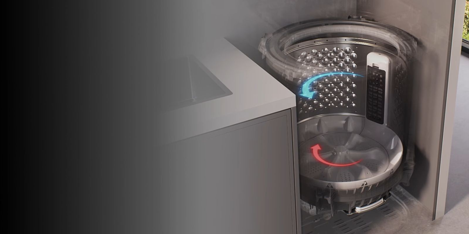 Công nghệ TurboDrum™ sẽ đảm bảo được khả năng vận hành mạnh mẽ