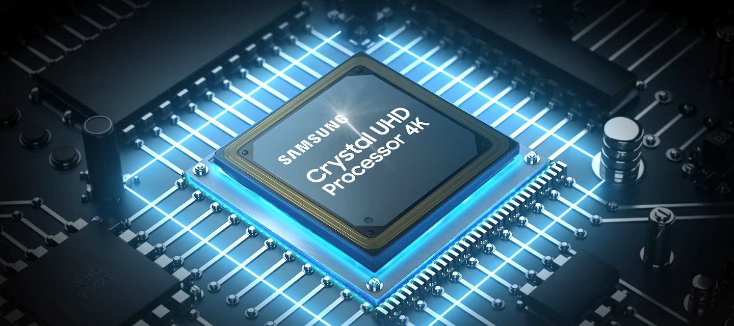 Samsung UA43U8550F sử dụng bộ xử lý hình ảnh Crystal 4K tiên tiến