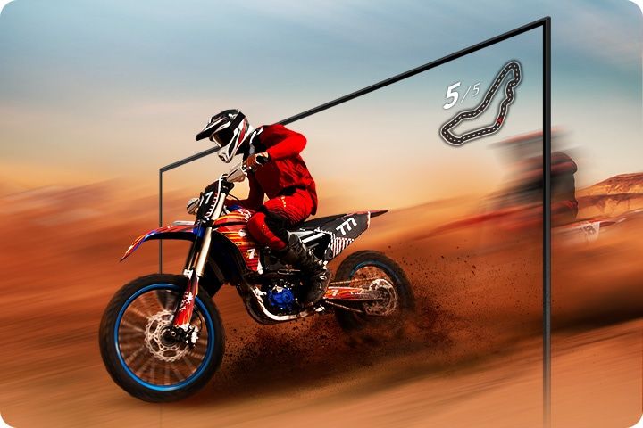Công nghệ Motion Xcelerator cải thiện độ mượt trong các cảnh chuyển động nhanh