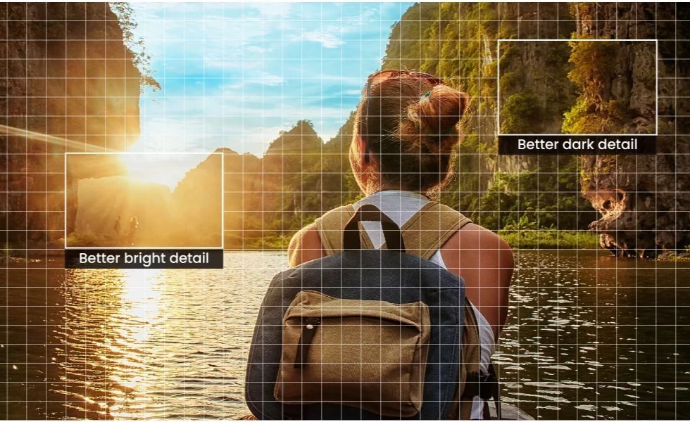 Công nghệ Contrast Enhancer tạo nên hình ảnh sống động