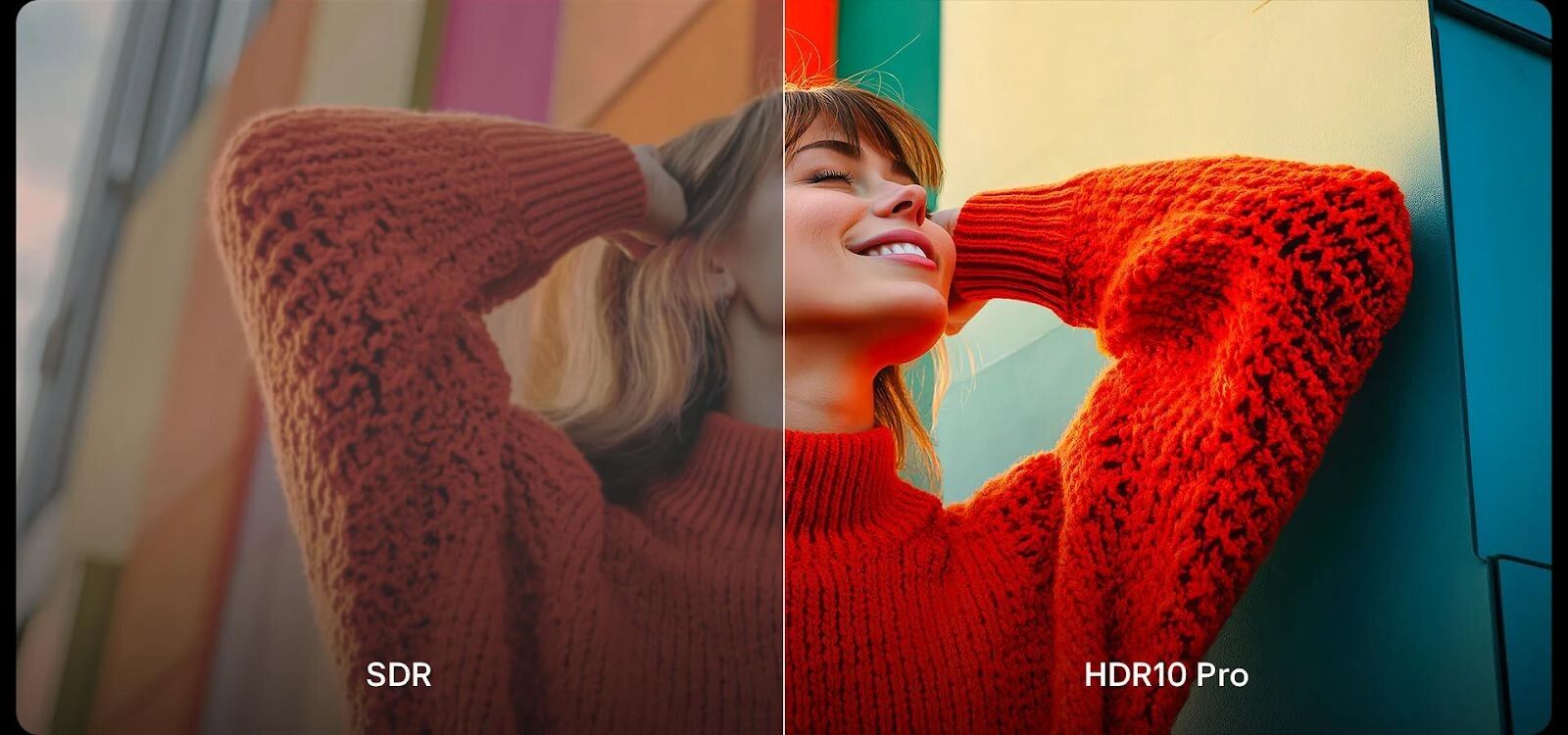 Công nghệ HDR10 Pro thông minh, hiện đại 