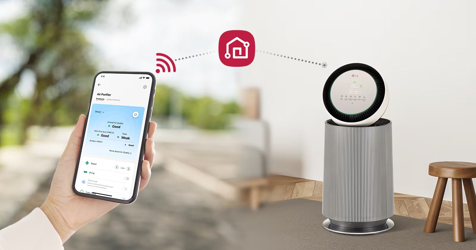 Chăm sóc không khí thông minh hơn với LG ThinQ