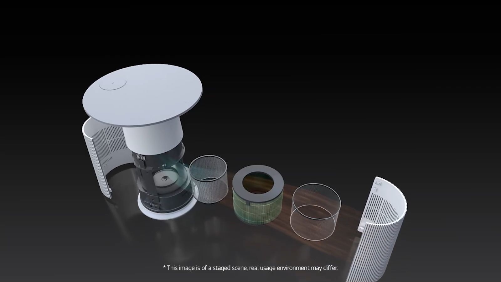 Màng lọc HEPA 360° có khả năng loại bỏ đến 99,9% các loại vi khuẩn và bụi siêu nhỏ