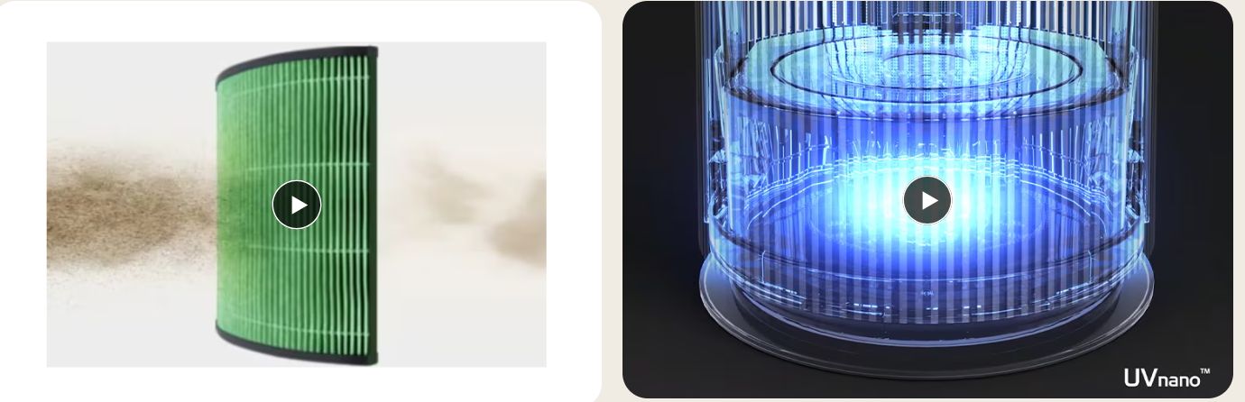 Công nghệ UVnano loại bỏ được 99,99% vi khuẩn