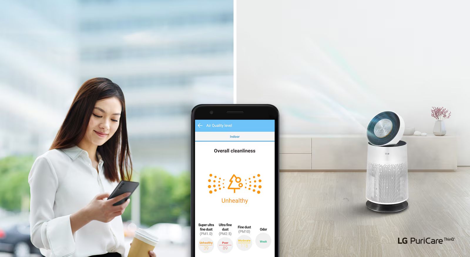 Chăm sóc không khí thông minh hơn với LG ThinQ