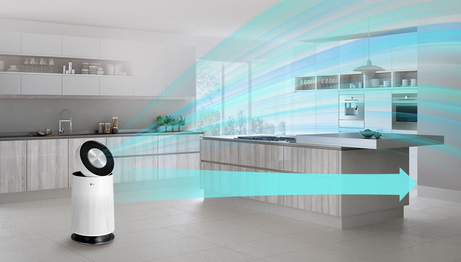 Chế độ Clean Booster bộ đẩy khí sạch đẩy được đi xa hơn đến 7.5m