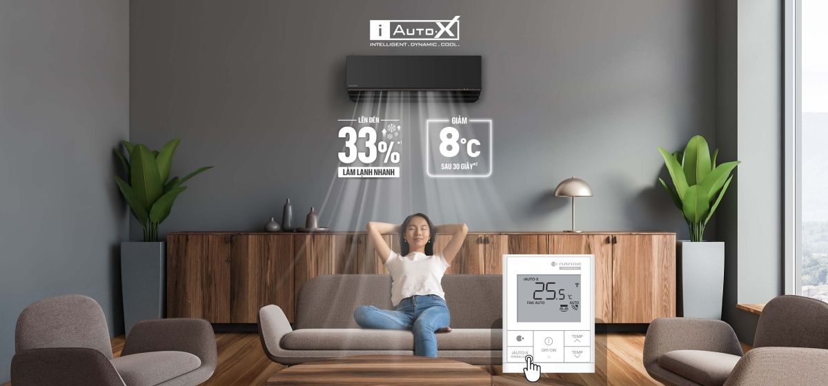 Công nghệ tăng cường nhiệt của Panasonic P-TECh còn có khả năng làm mát nhanh chóng hơn đến 33%