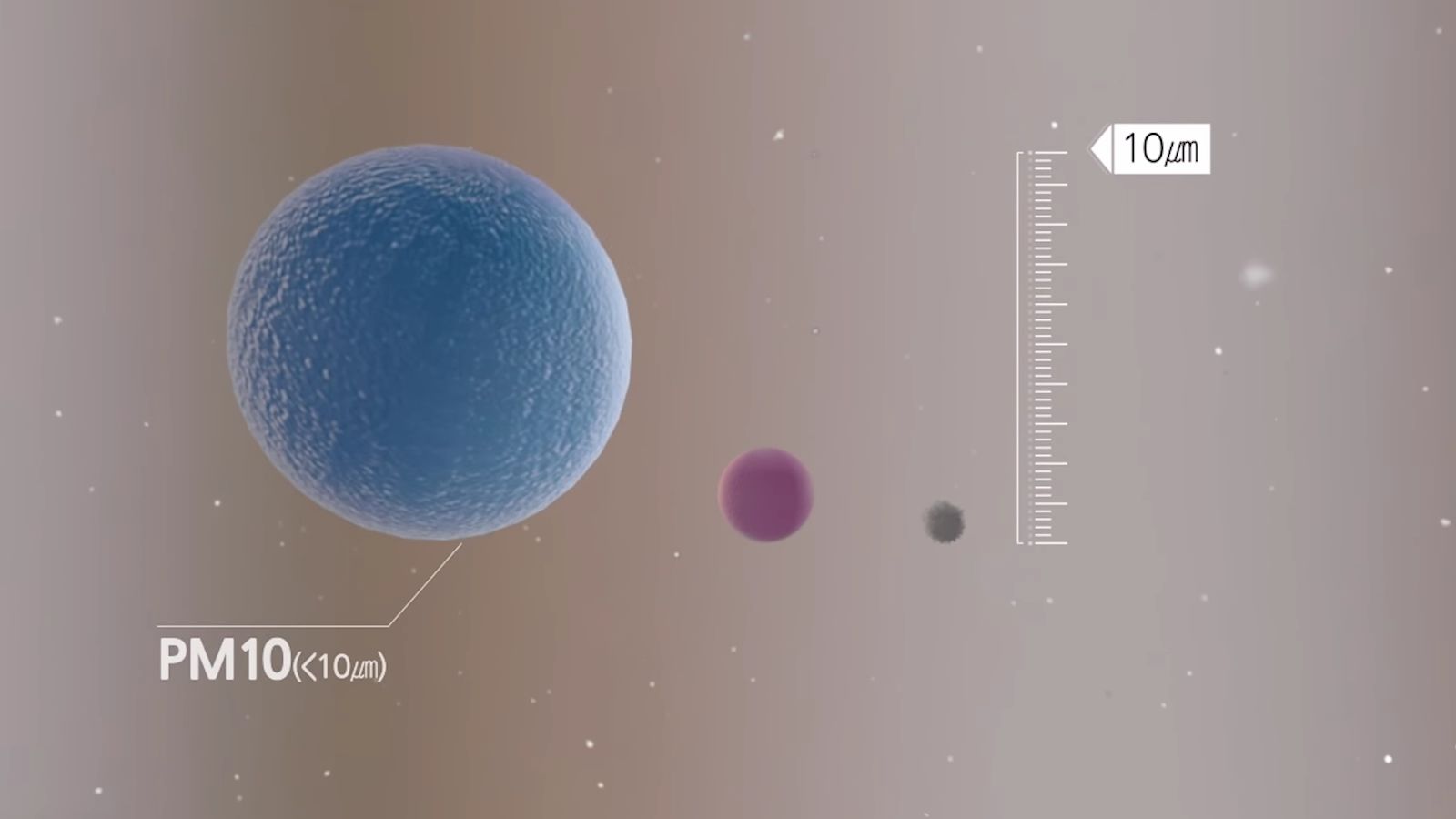 Cảm biến PM1.0  giúp bắt giữ các hạt bụi có kích thước siêu nhỏ