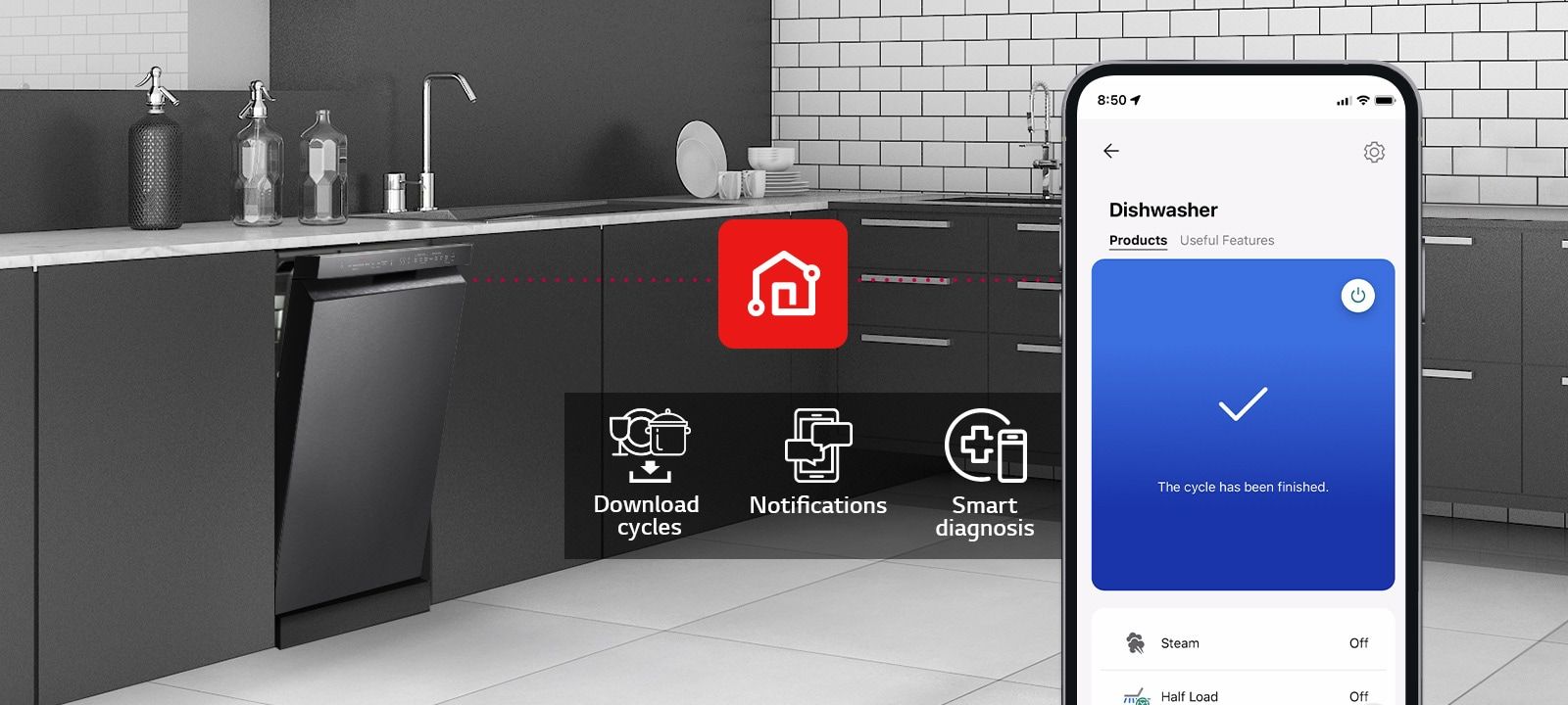 Ứng dụng LG ThinQ™ thông minh 