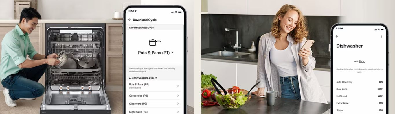 Tải xuống các chế độ cài đặt sẵn mới cho chu trình rửa