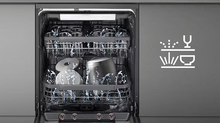 Làm sạch nhẹ nhàng các đồ thủy tinh, kỳ cọ nồi niêu kỹ càng hơn