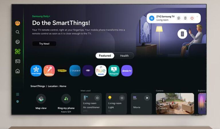 Samsung Daily+ sẽ hỗ trợ quản lý lối sống và hoạt động hàng ngày ngay trên tivi