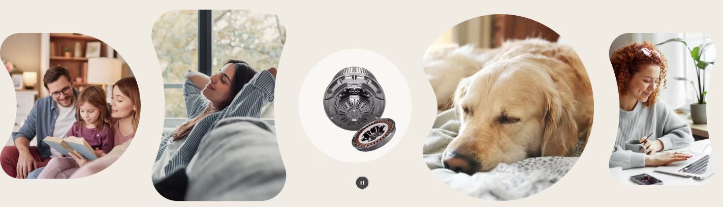 Động cơ Inverter Direct Drive™ vận hành êm ái và hiệu quả