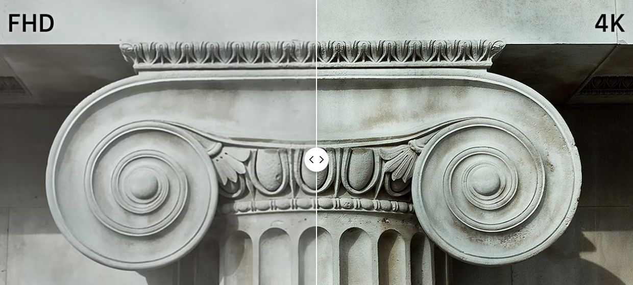 Độ phân giải chuẩn 4K giúp bạn cảm nhận mọi thế giới thực ngay tại nhà