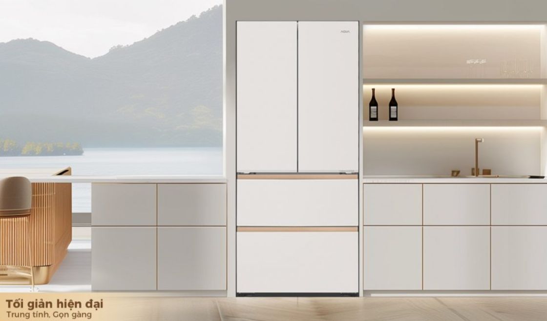 Tủ được thiết kế không khe hở, không rối mắt