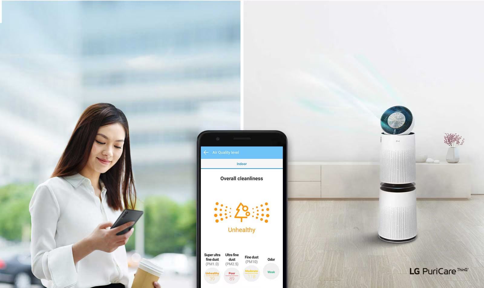 Chăm sóc không khí thông minh hơn với LG ThinQ