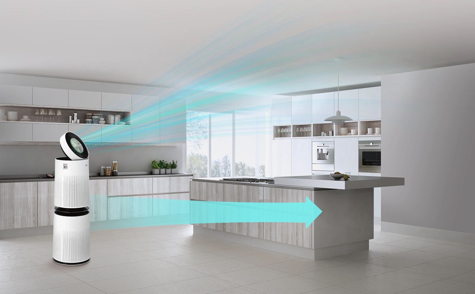 Chế độ Clean Booster bộ đẩy khí sạch đẩy được đi xa hơn đến 7.5m