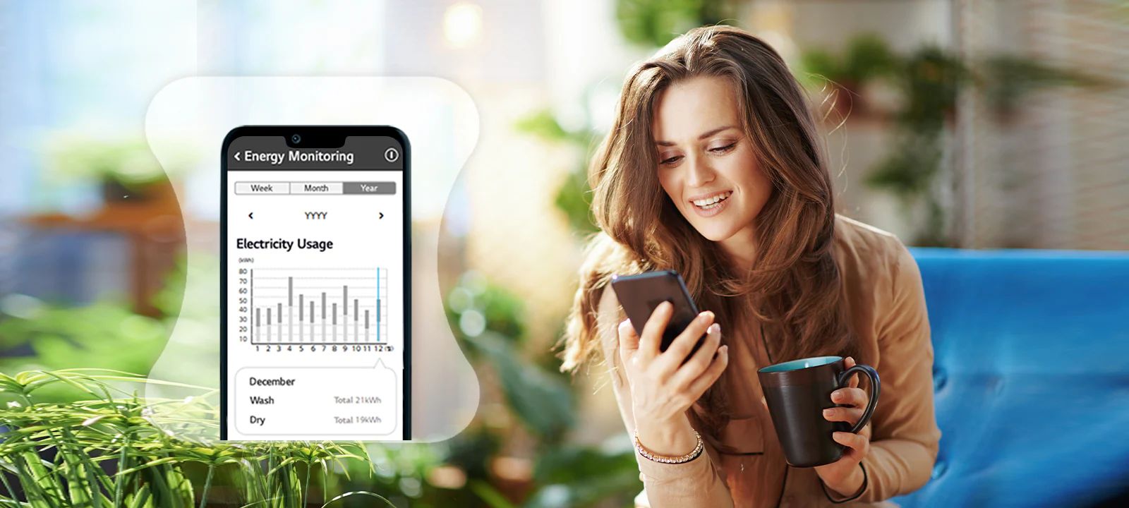Ứng dụng LG ThinQ™ giúp điều khiển và theo dõi thiết bị linh hoạt 