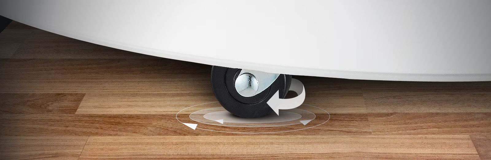 Bánh xe đẩy 360 độ di chuyển dễ dàng