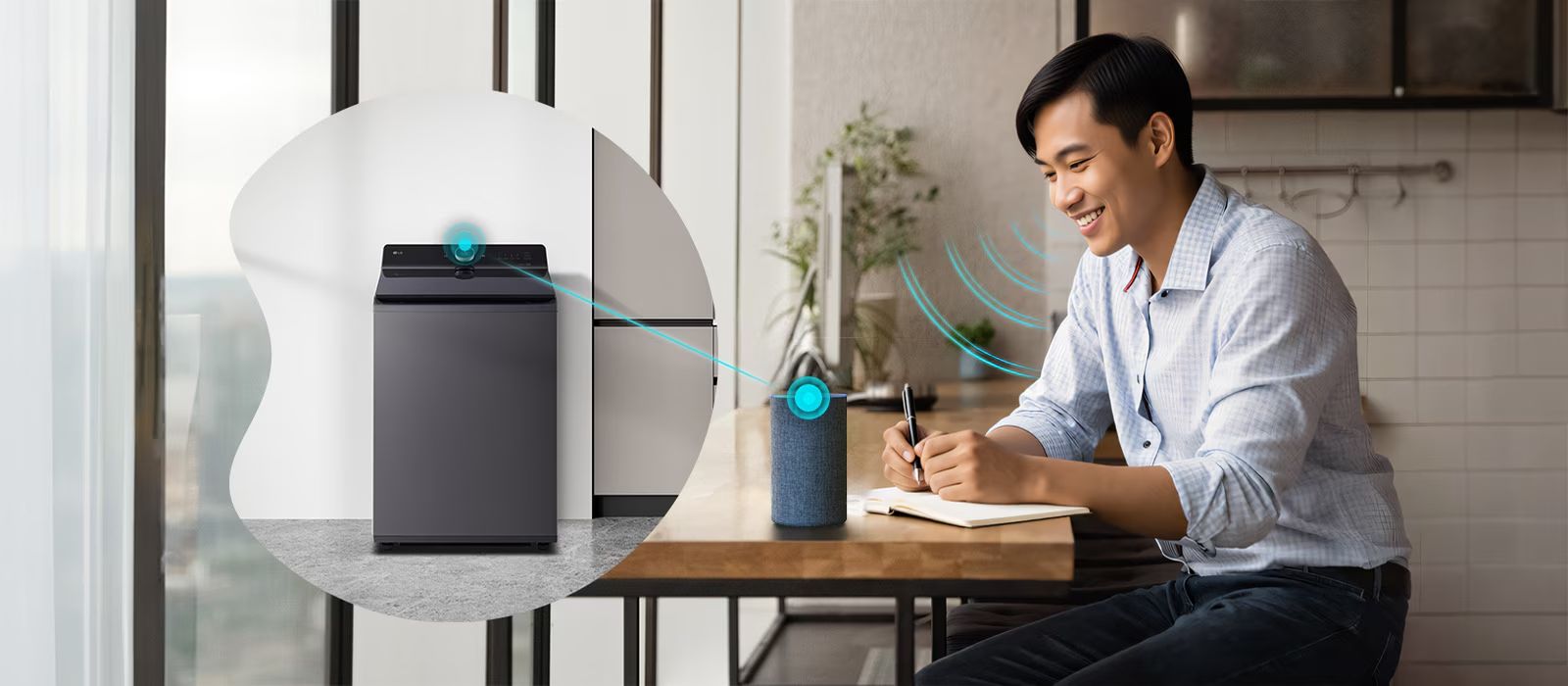 Đặc biệt bạn cũng có thể ra lệnh bằng giọng nói với trợ lý AI